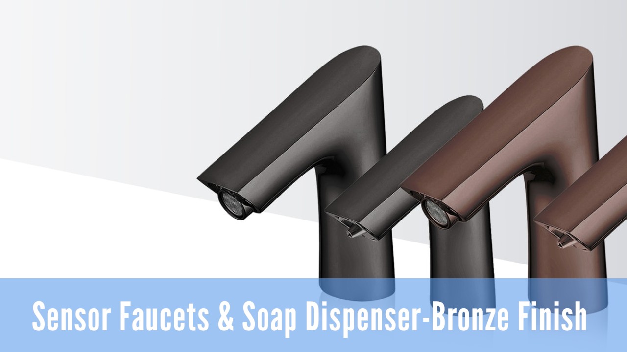 Oil-Rubbed-Bronze-Touchless-Faucet-Auto-Soap-Dispensers